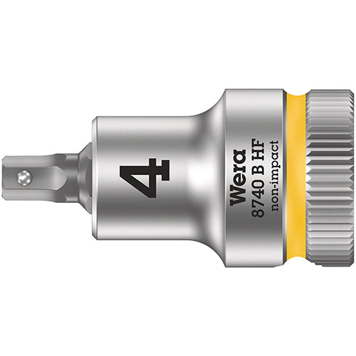 Wera 05003031001 8740 B HF Zyklop In-Hex Bit-Socket 3/8" Drive 4/35mm