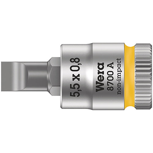 Wera 05003320001 8700 A FL Bit-Socket 1/4" 0.8/5.5/28mm Zyklop