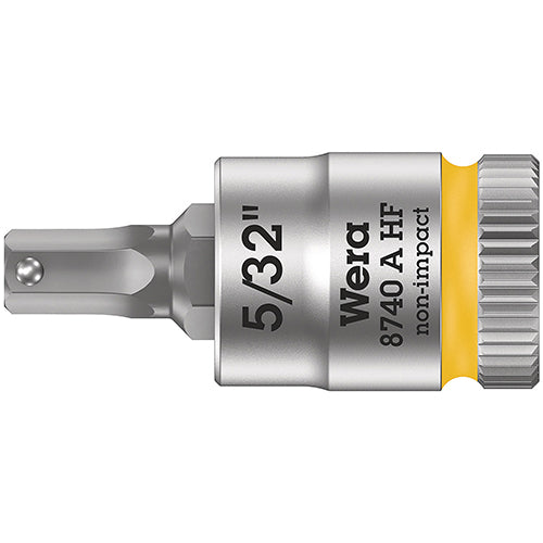 Wera 05003385001 8740 A HF Zyklop In-Hex Bit-Socket 1/4" Drive 5/32"/28mm
