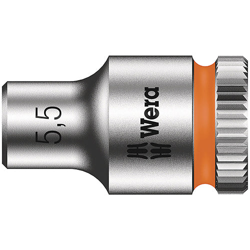 Wera 05003504001 8790HMA Socket 1/4" Drive 5.5/23 Zyklop