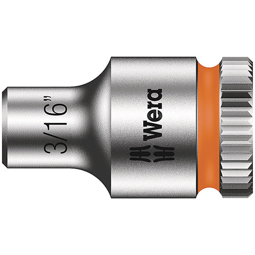 Wera 05003514001 8790HMA Socket 1/4" Drive 3/16"/23 Zyklop