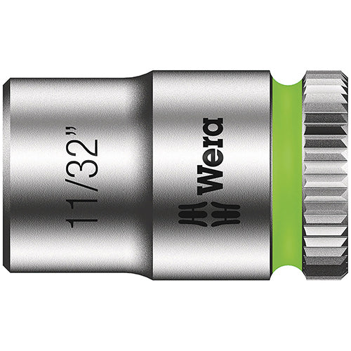 Wera 05003519001 8790HMA Socket 1/4" Drive 11/32"/23 Zyklop