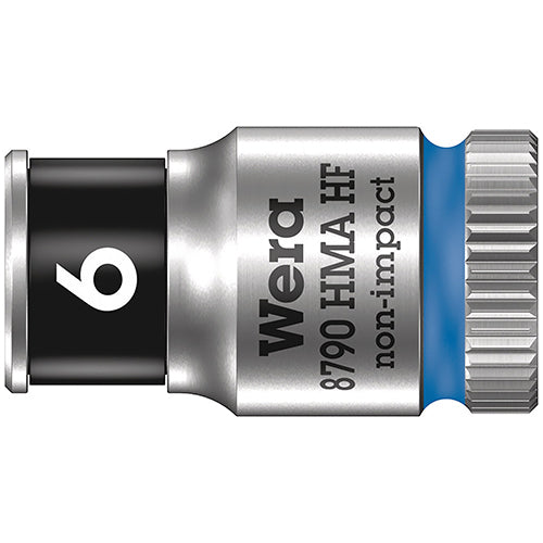 Wera 05003721001 8790 HMA HF Bolt Holding Socket 1/4" Drive 6mm Zyklop