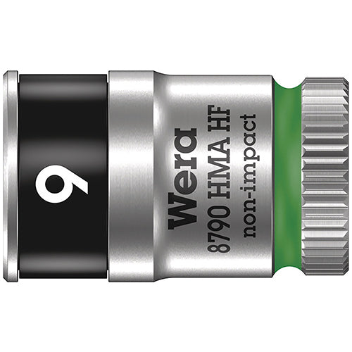 Wera 05003724001 8790 HMA HF Bolt Holding Socket 1/4" Drive 9mm Zyklop