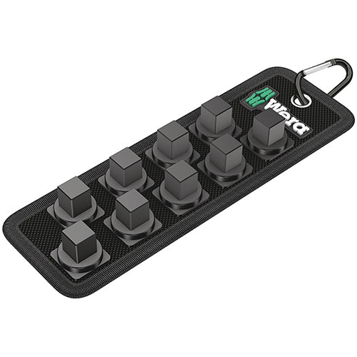 Wera 05003893001 Socket Rail C Impaktor (Textile Belt), 9 Location, Unloaded