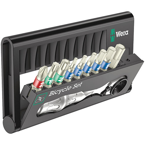 Wera 05004177001 Bicycle Set 9 - Bit-Check 10 Zyklop Mini 10pc