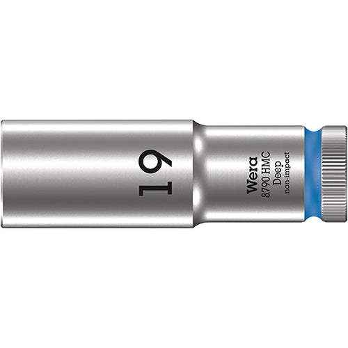 Wera 05004559001 8790 HMC Deep Socket With 1/2" Drive, 19x83mm Zyklop