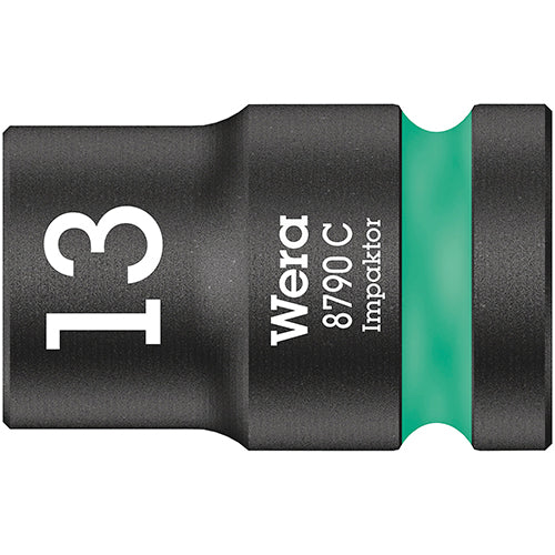 Wera 05004570001 8790 C Impaktor Socket 1/2" Drive, 13x38mm Zyklop