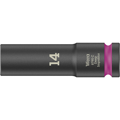 Wera 05004831001 8790 C Impaktor Deep Socket, 1/2" Drive, 14x83mm Zyklop