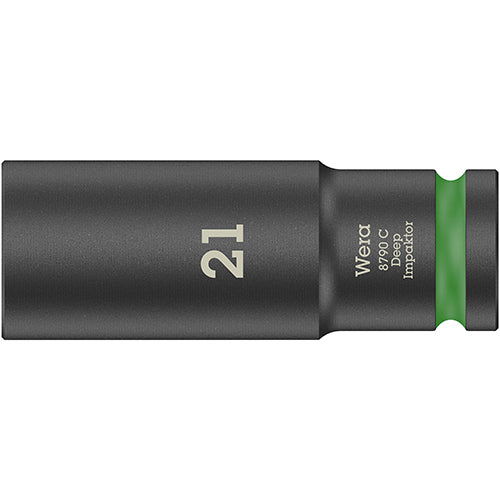 Wera 05004837001 8790 C Impaktor Deep Socket, 1/2" Drive, 21x83mm Zyklop