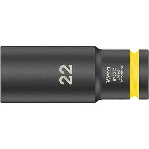 Wera 05004838001 8790 C Impaktor Deep Socket, 1/2" Drive, 22x83mm Zyklop