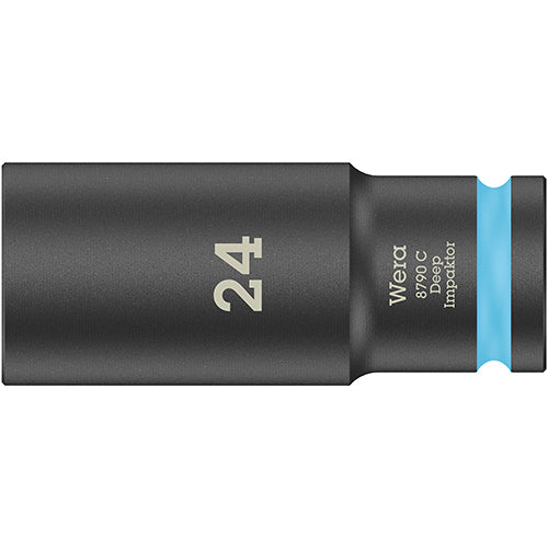 Wera 05004839001 8790 C Impaktor Deep Socket, 1/2" Drive, 24x83mm Zyklop