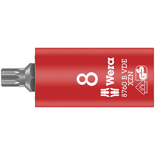 Wera 05004940001 8760 B VDE XZN Zyklop Bit Socket 3/8" Multipoint M8x59mm