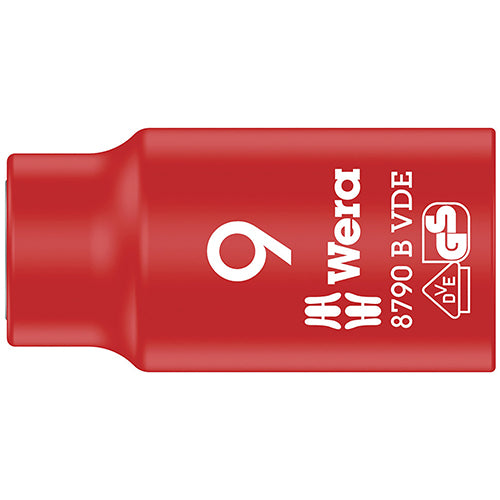 Wera 05004953001 8790 B VDE Socket 3/8" Drive 9.0/46 Zyklop