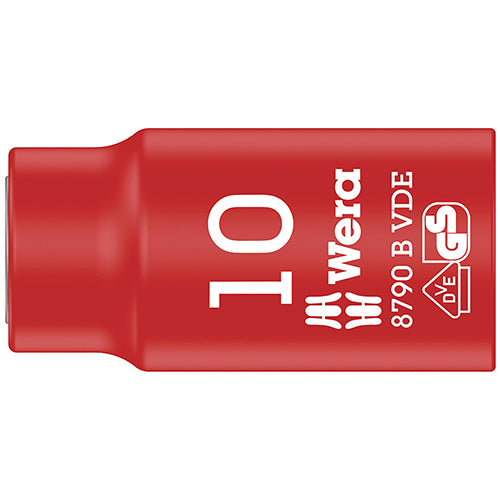 Wera 05004954001 8790 B VDE Socket 3/8" Drive 10.0/46 Zyklop