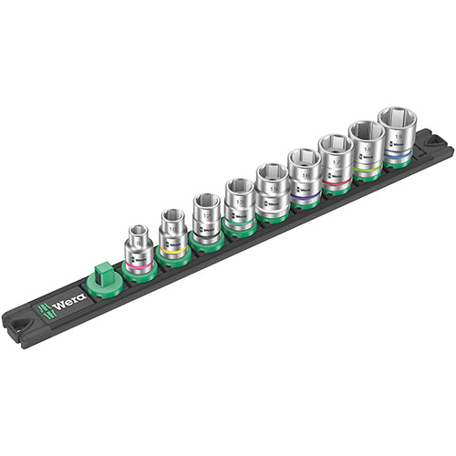 Wera 05005430001 Magnetic Socket Rail B 4 Zyklop 8790 B 3/8" 9pc