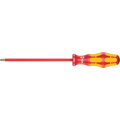 Wera 05006163001 165i VDE Screwdriver Pozidriv 1/150 Kraftform Plus