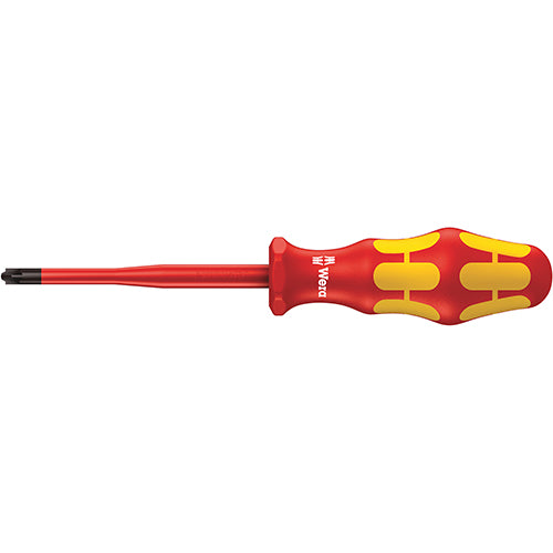 Wera 05006465001 165iS Pozidriv/Slotted VDE Slimline Screwdriver #1/80 Kraftform Plus