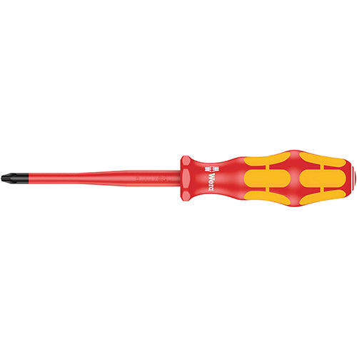 Wera 05020133001 162iSS VDE Slim Screwdriver Phillips 2/100 Kraftform Plus
