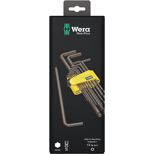Wera 05021721001 950/13 Hex-Plus Imperial 1 SB 13pc