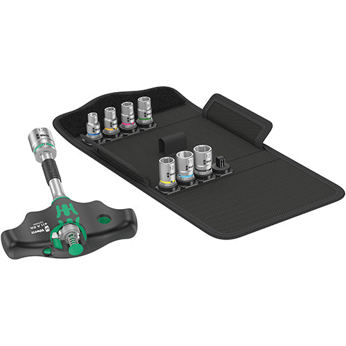 Wera 05023470001 Kraftform Kompakt 400 Ra Set 2 With 1/4" Sq. Drive