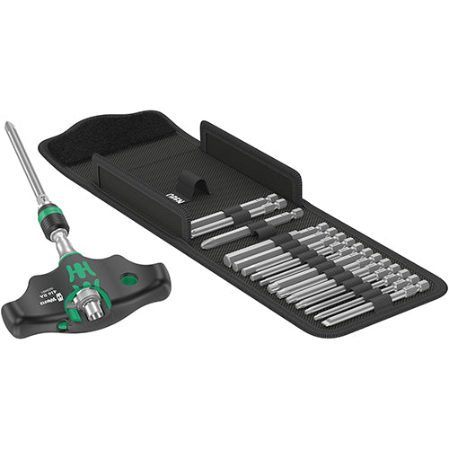 Wera 05023471001 Kraftform Kompakt 400 Ra Set 1 With 1/4" Rapidaptor