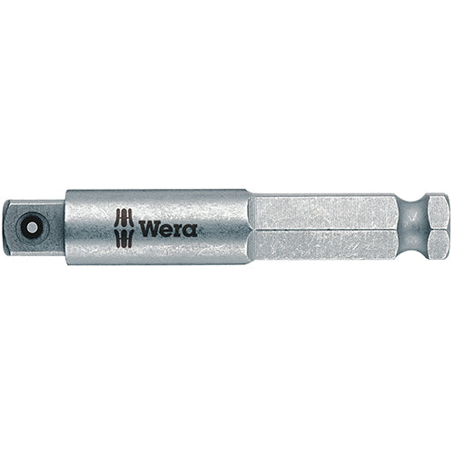 Wera 05050510001 870/7 Adaptor 7/16" Hex-1/" Square/75mm