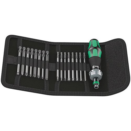Wera 05051040001 Kraftform Kompakt 60RA Ratchet Screwdriver Set 17pc