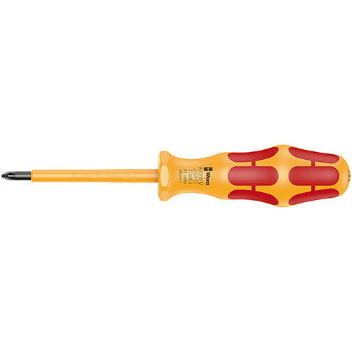 Wera 05051611001 1065i Kraftform VDE Pozidriv Screwdriver PZ1 x 80mm
