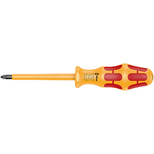 Wera 05051613001 1065i Kraftform VDE Pozidriv Screwdriver PZ2 x 100mm