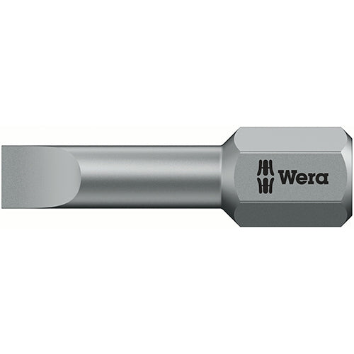 Wera 05056203001 800/1TZ Bit Slotted 0.5/4/25 Extra Tough Torsion