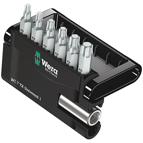 Wera 05056294001 Minicheck Bitcheck Torx Extra Tough 7pc