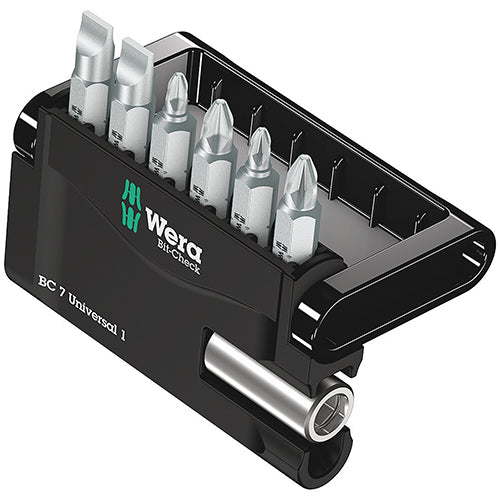 Wera 05056295001 Minicheck Bitcheck Slotted/Phillips/Pozidriv Extra Tough 7pc