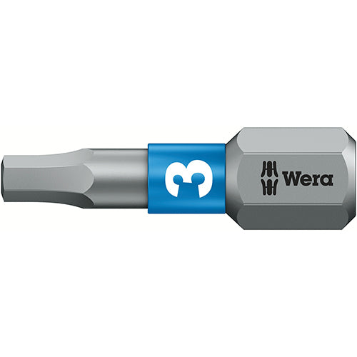 Wera 05056683001 840/1BTZ Bit Hex-Plus SW3.0/25 Extra Tough Bitorsion