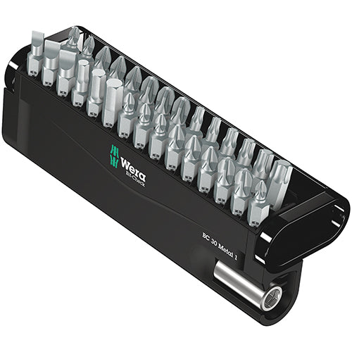 Wera 05057434001 Bitcheck 30 Metal 1 Pozidriv/Phillips/Hex/Torx Z 30pc