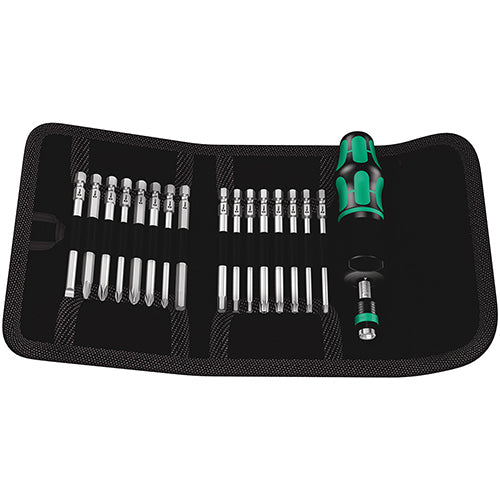 Wera 05059293001 Kraftform Kompakt 60/Torque Screwdriver Set 17pc
