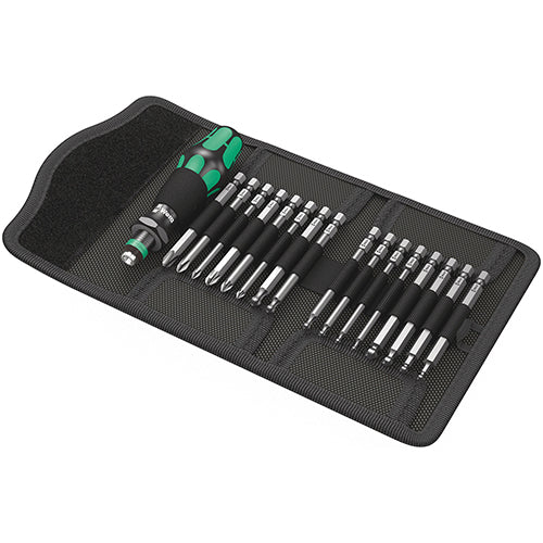 Wera 05059294001 Kraftform Kompakt 60 Phillips/Pozidriv/Hex Ball/Torx Ball 17pc
