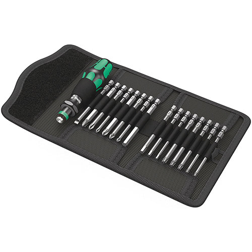 Wera 05059295001 Kraftform Kompakt 60 Slotted/Hex/Phillips/Pozidriv/Torx BO Metric 17pc