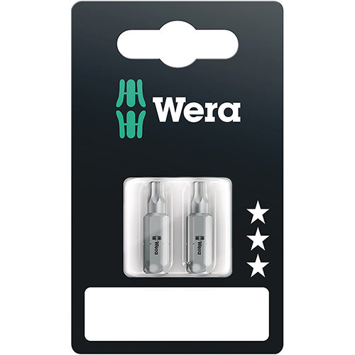 Wera 05073065001 867/1 Z BO SB Extra Tough Security Bit Torx 25 x 25mm 2pc