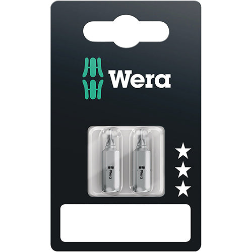 Wera 05073304001 851/1Z SB Bit Phillips 1/25 Extra Tough Carded 2 Pack