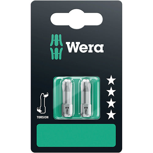 Wera 05073325001 851/1TZ SB Bit Phillips 3/25 Torsion Carded 2 Pack