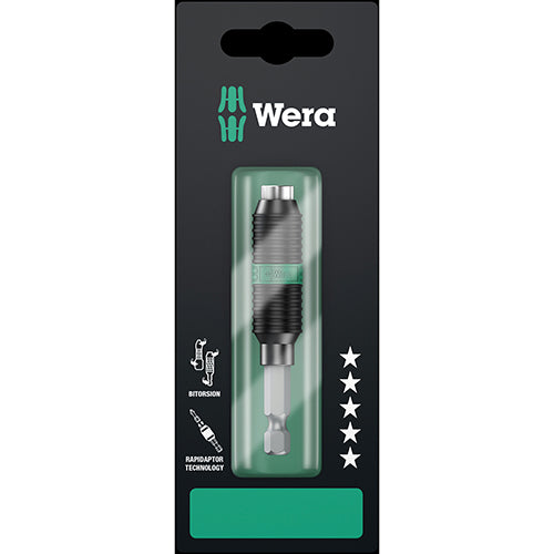 Wera 05073420001 897/4 RSB Bitholder Rapidaptor Bitorsion Carded