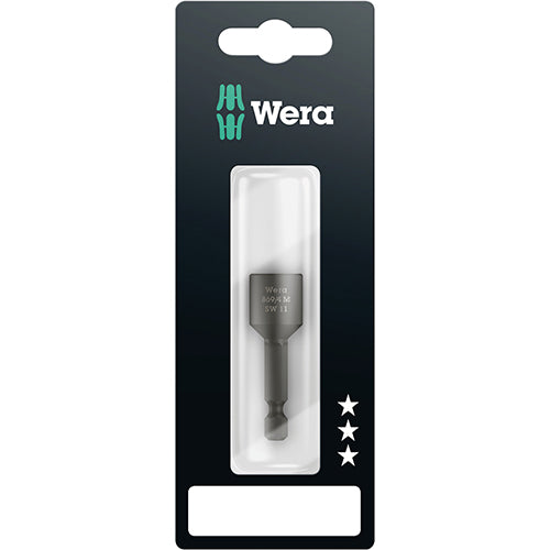 Wera 05073506001 869/4M SB Mag Nutsetter 11mm/50mm Carded