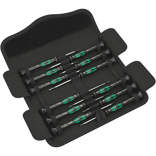 Wera 05073675001 Kraftform Kompakt Micro SB Slotted/Phillips/Hex/Torx 12pc
