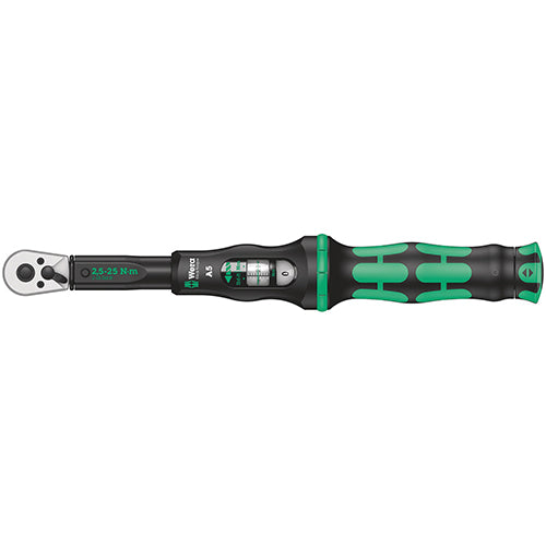 Wera Click Torque A 5 Torque Wrench 2.5 - 25Nm 1/4" Sq.