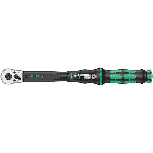 Wera 05075611001 Click Torque B 2 Torque Wrench 20 - 100Nm 3/8" Sq.