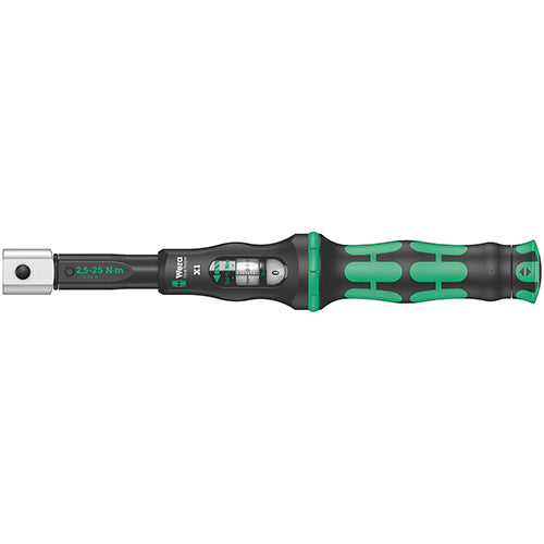 Wera 05075651001 Click Torque X 1 Torque Wrench For Insert Tools 2.5 - 25Nm 9 x 12mm