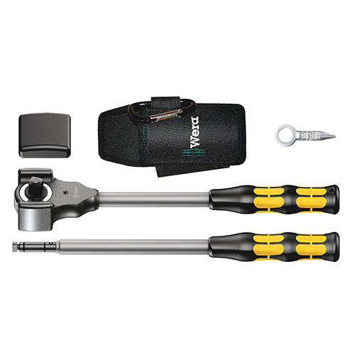 Wera 05133862001 8002C Ratchet Set 1/2 Drive With Accessories Koloss 4pc