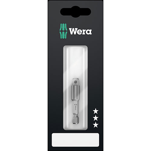 Wera 05134399001 870/4 SB Adaptor 1/4"Hex/1/4"Square/50mm