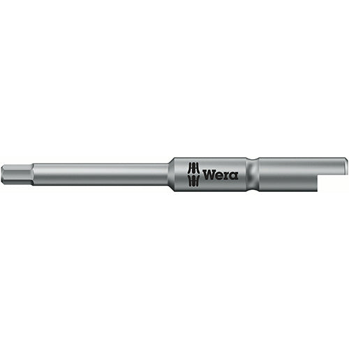 Wera 05135269001 840/9C Bit Hex 2.0/44 Halfmoon 4mm Drive Hard